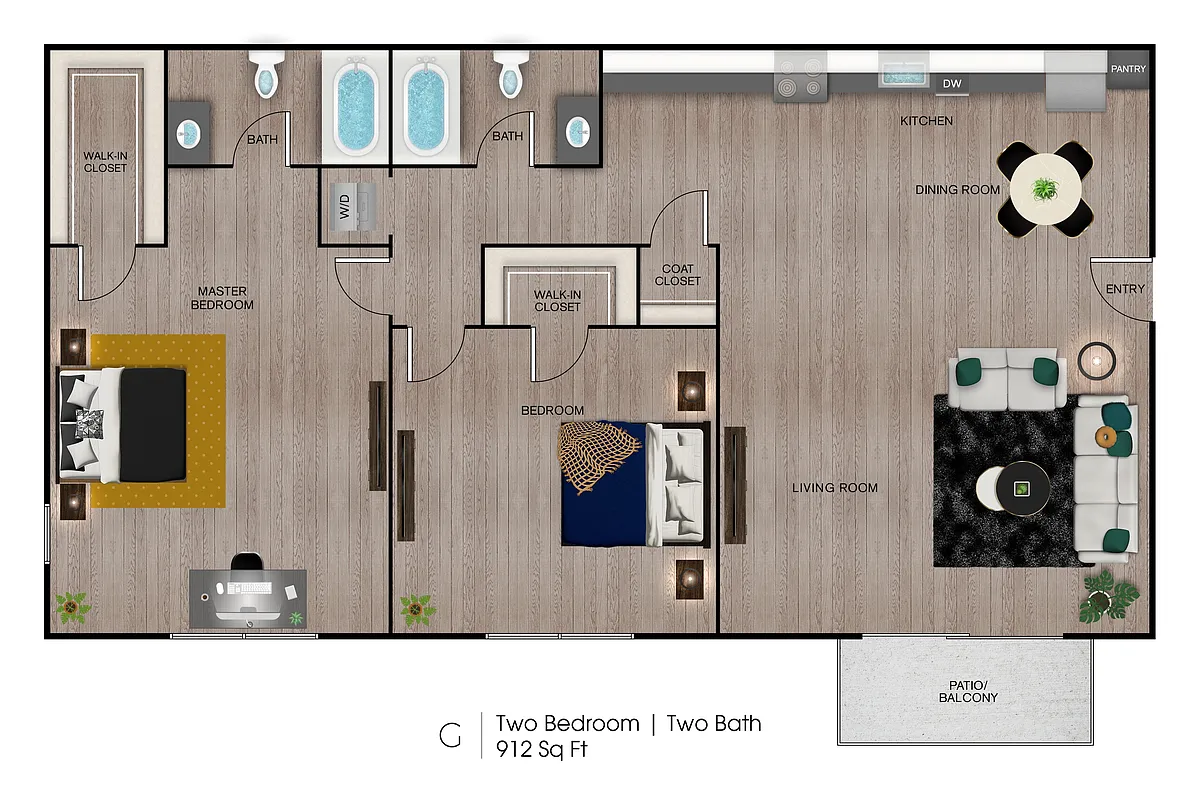 Floor plan G