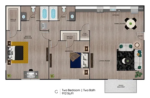 Floor plan G