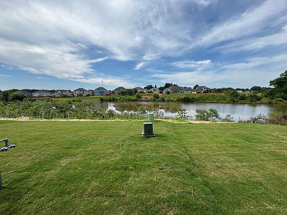 Backyard overlooking a breathtaking waterfront