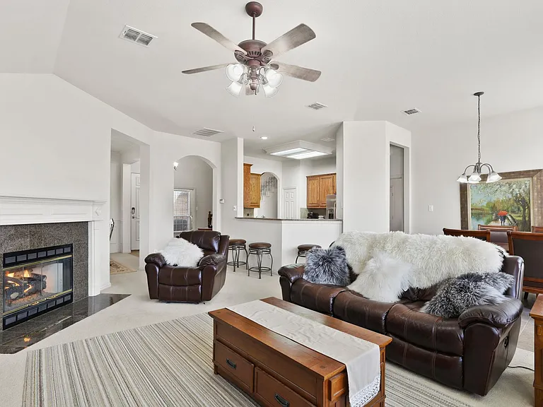 Living Room Kitchen
