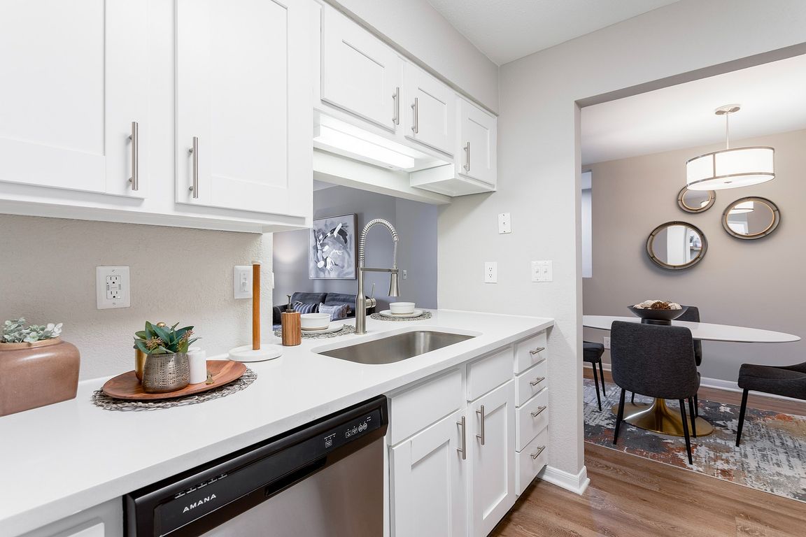 Newly Renovated Kitchen with Stainless Steel Appliances