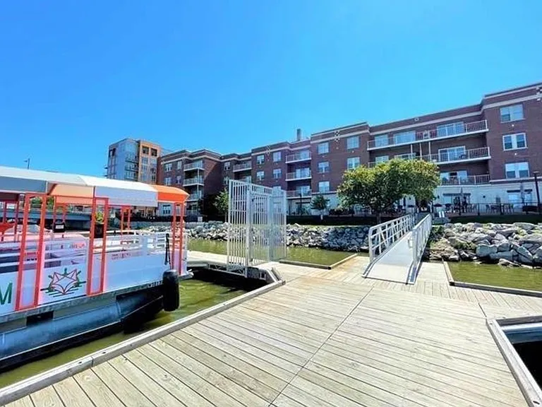 Dock system outside of Condo