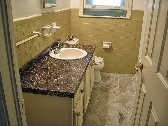 Bath. Prior new floor