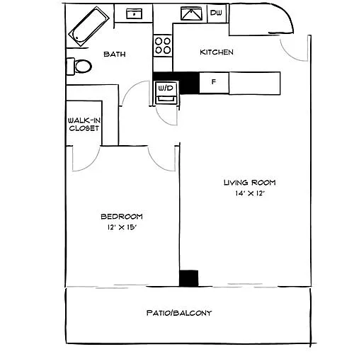 Floor plan City Villas 1C Premier