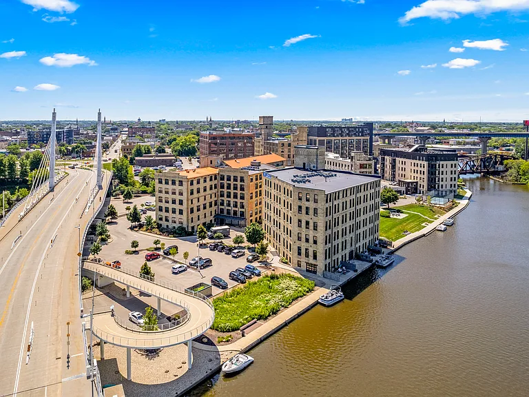Located in Walker's Point, next to sixth street bridge