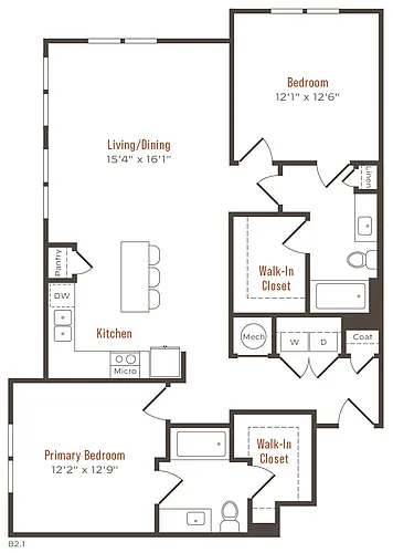 Floor plan B2