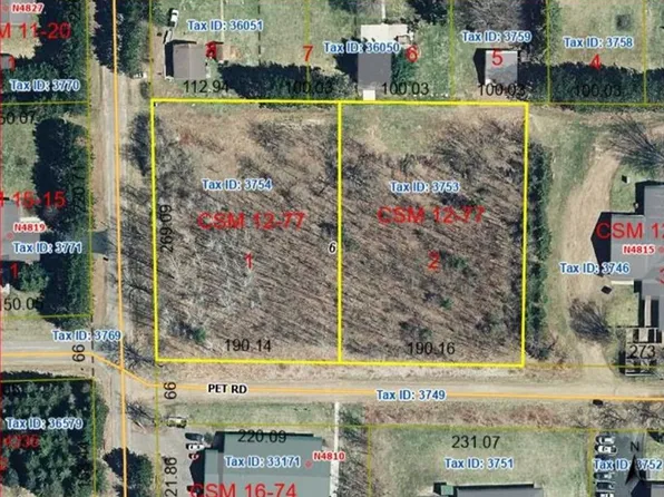 Lot 1 & 2 Pet Road, Spooner, WI 54801