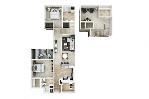 Floor plan B5 with Loft