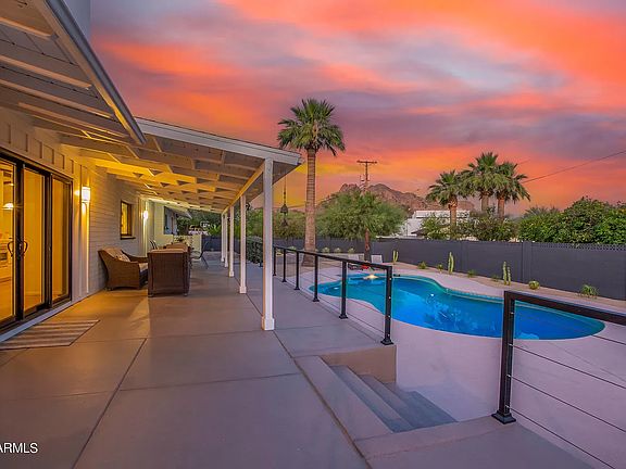Pool and back patio