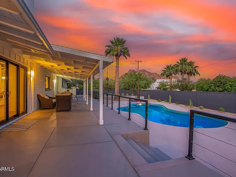 Pool and back patio