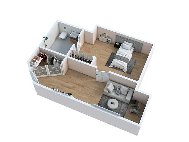 Floor plan One Bedroom