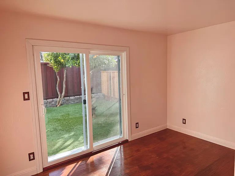 Bedroom with Sliding Patio Door
