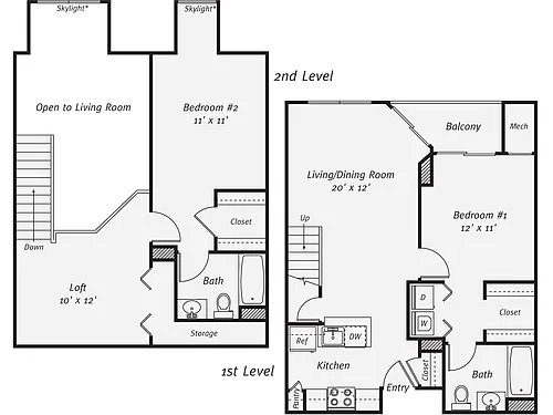 Floor plan B7LP