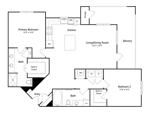 Floor plan B3