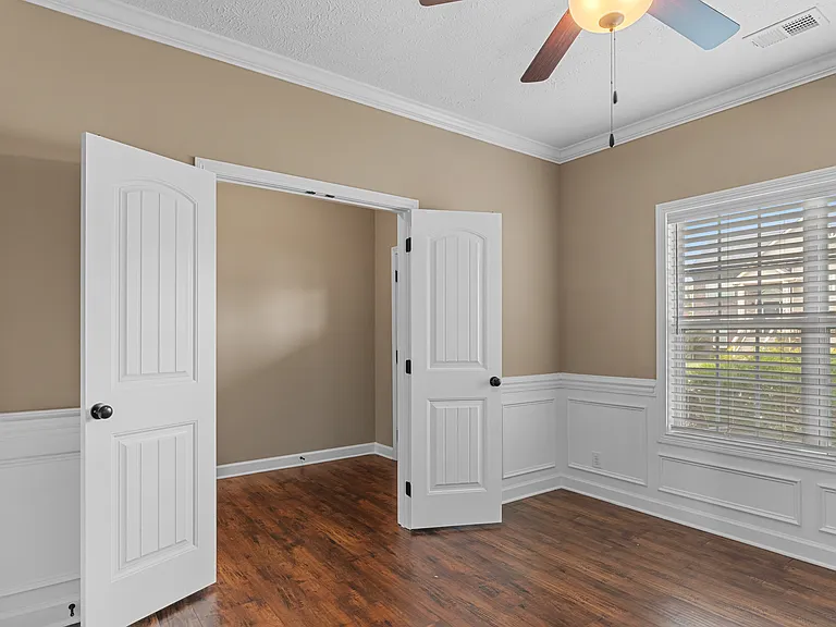 Front office with french doors