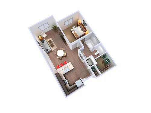 Floor plan 1B