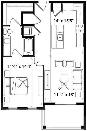 Floor plan Ellington