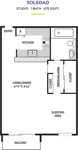 Floor plan Soledad