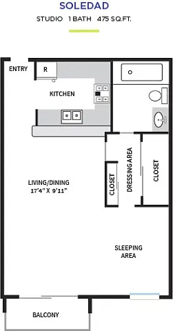 Floor plan Soledad