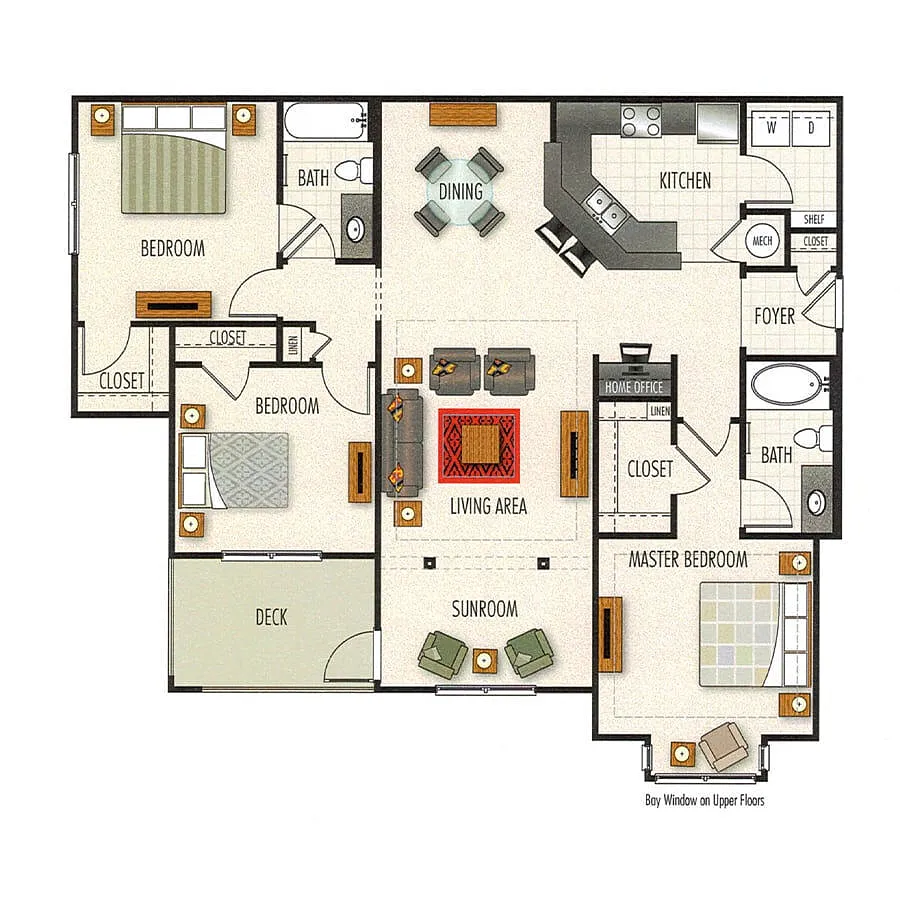 Floor plan Cypress Point | Phase I