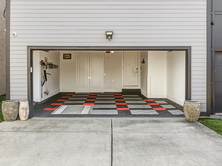 Free garage parking.