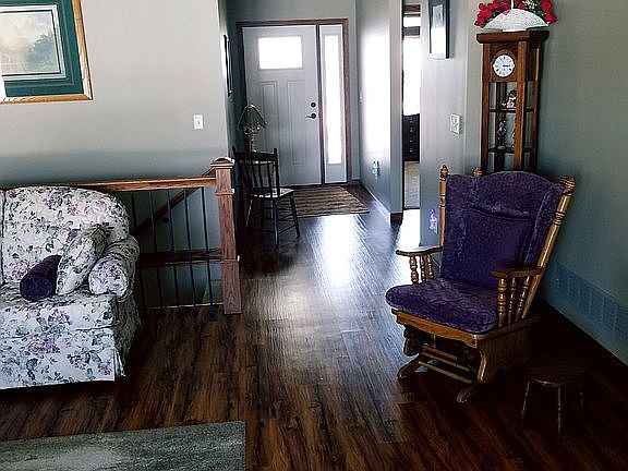 living room to front entrance