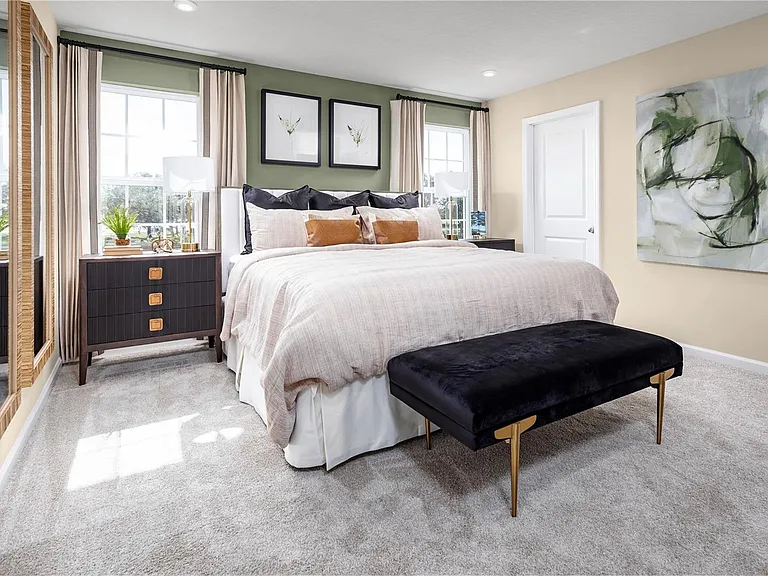 model home bedroom