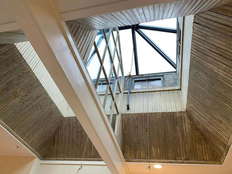 Skylight over kitchen island