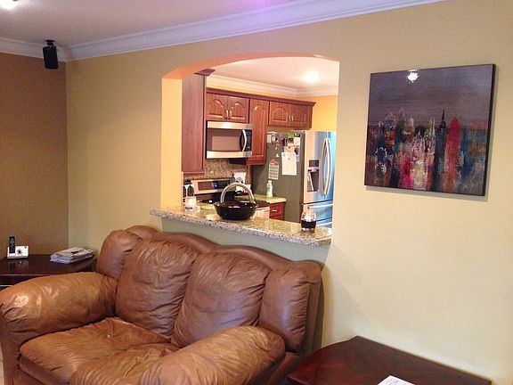 Family Room view into kitche