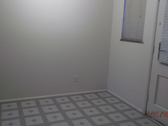 New vinyl flooring. Eat-in area for table