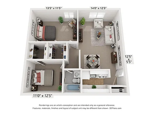 Floor plan B3R