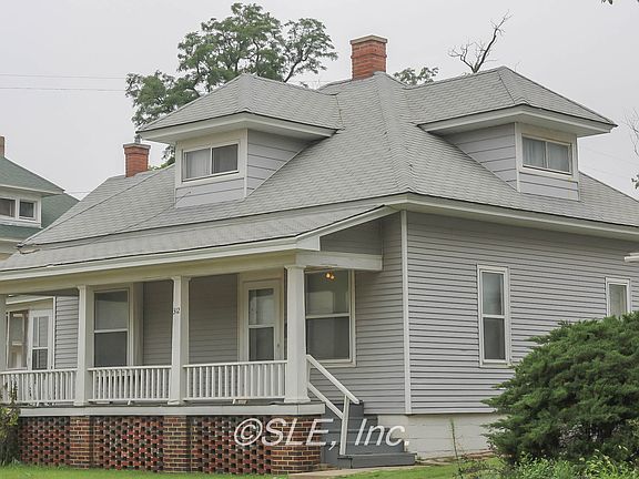 Front and side view of home