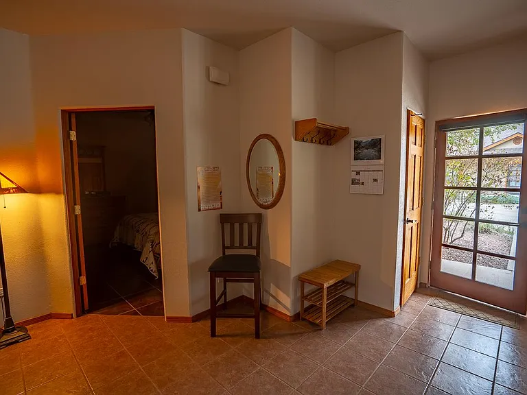Looking towards entry from living area