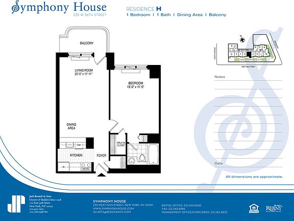 2nd image of 235 W 56th St APT 12H
