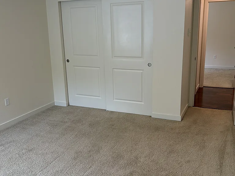 Spacious master bed accomodates king side bed, multiple dressers, and chaise lounge, if desired.
August 2026