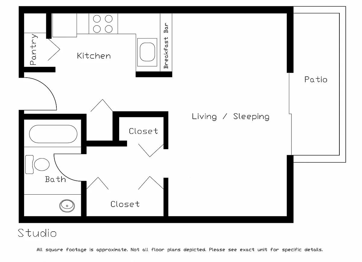 Floor plan Studio