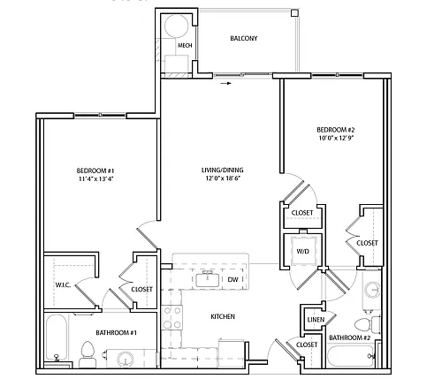 Floor plan B2A
