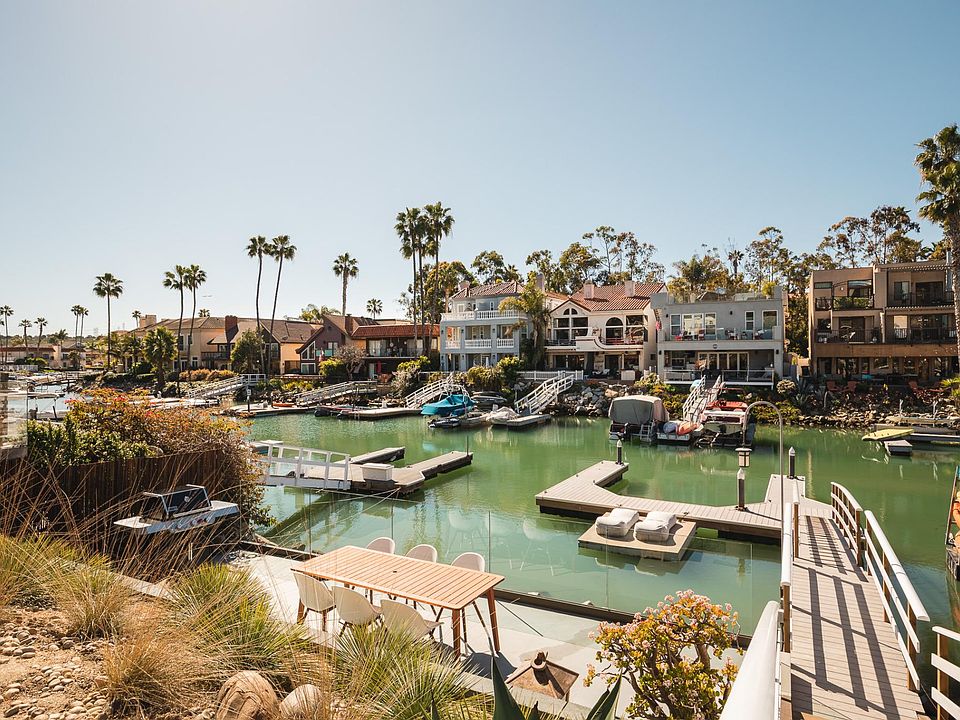 Boat dock with sports equipment for resident usage