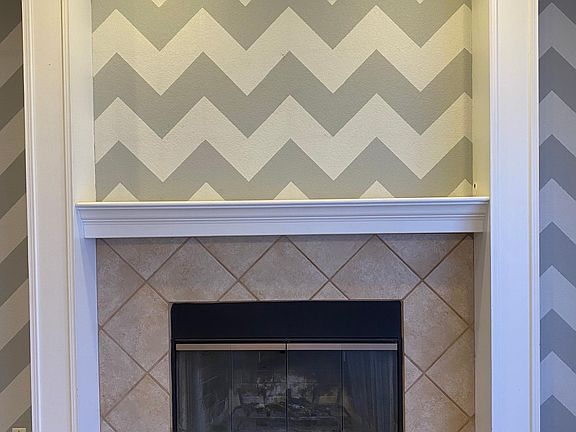 Wood burning fire place