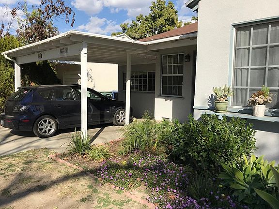 Carport and entrance