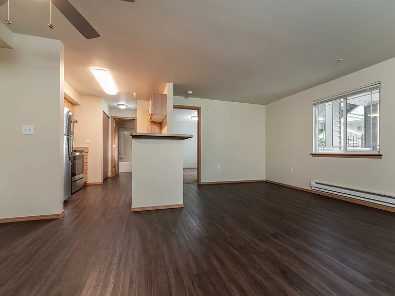 1x1 S Kitchen + Living Room
