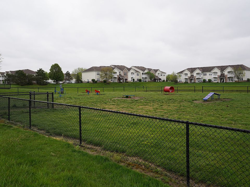 A dog park with ramps and agility equipment are among Aberdeen Apartments' community amenities.