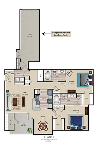 Floor plan Llano