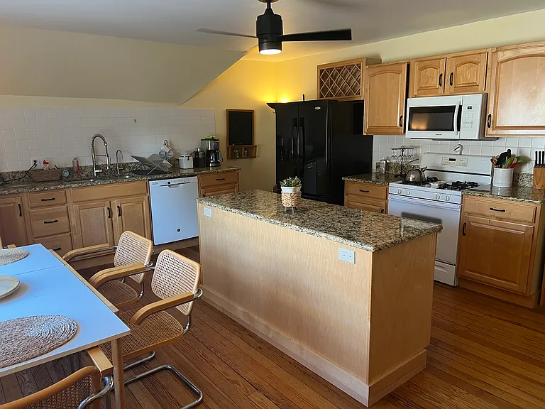 Kitchen looking SouthEast.