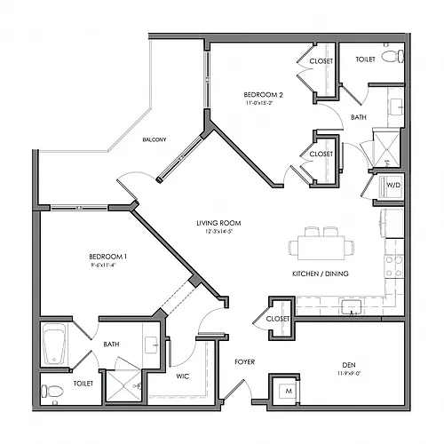 Floor plan Aspen BD5-B