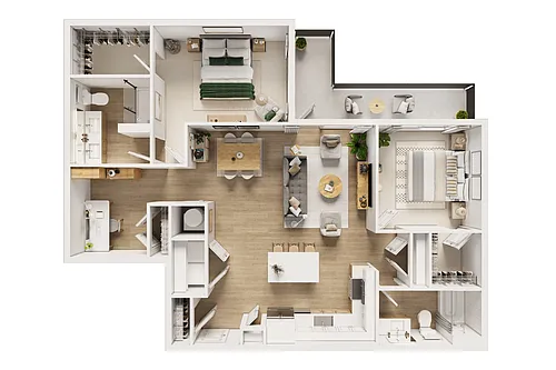 Floor plan B6-Den