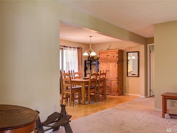 family room and dining