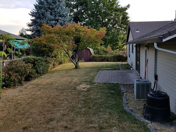 large private backyard