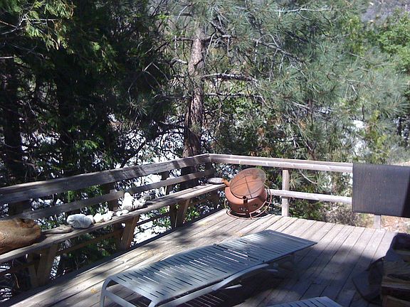 Deck overlooking Mill Creek