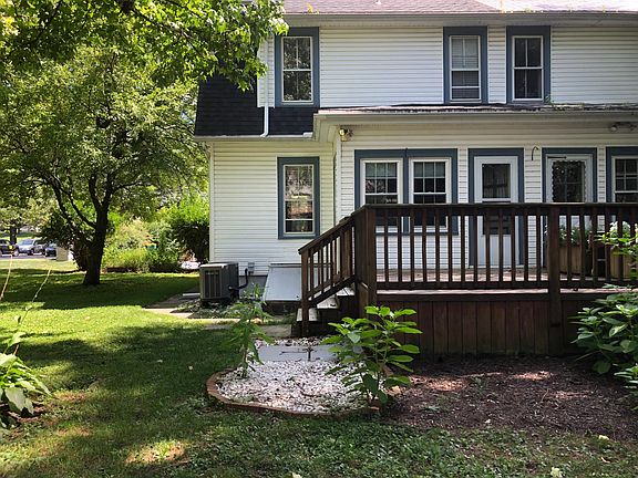 Backyard and back deck